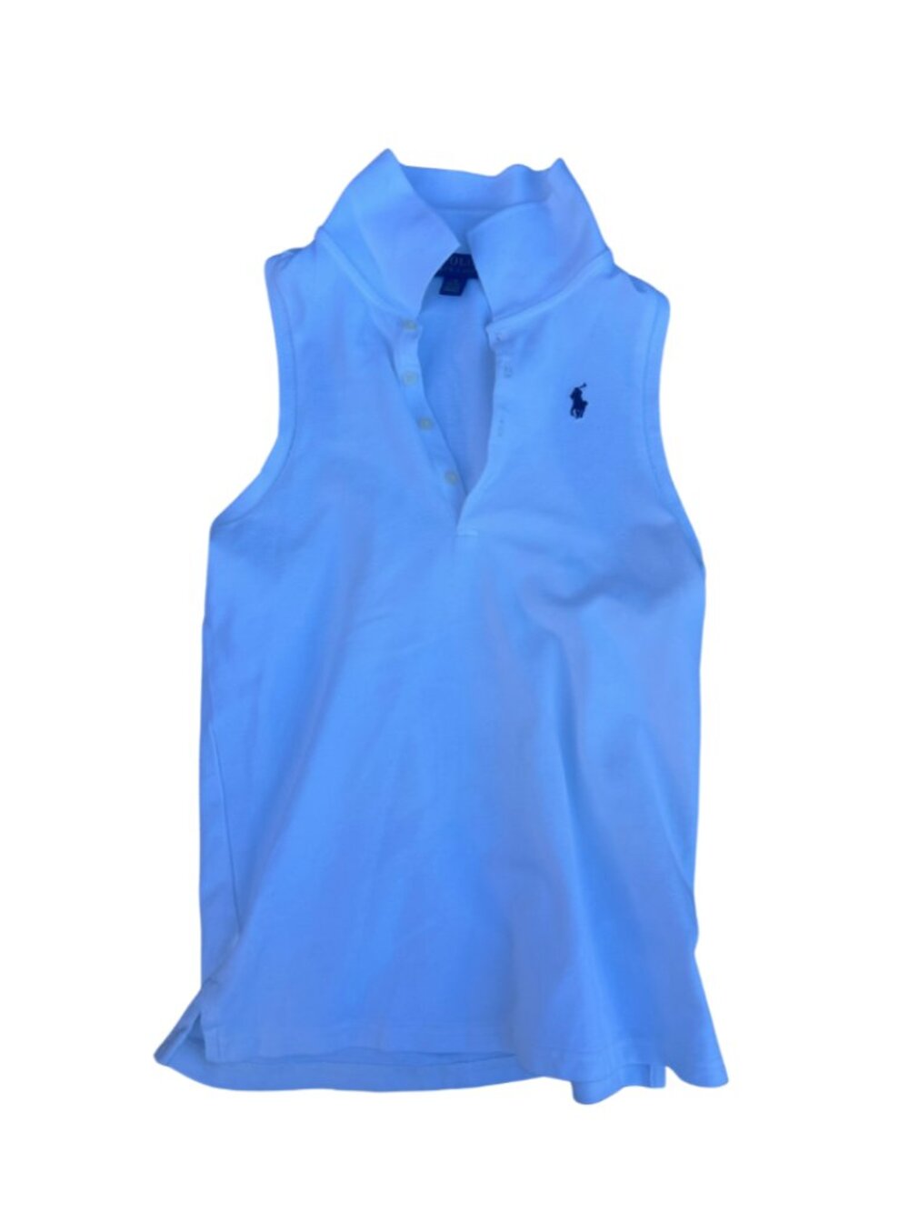 Polo Ralph Lauren White Vest Sleeveless Top